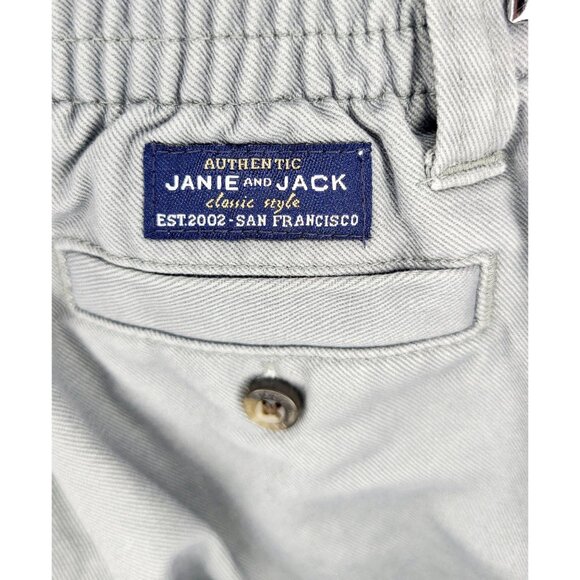 Janie and Jack Grey Slacks Dress Pants Boys 12-18 Months - Picture 4 of 6